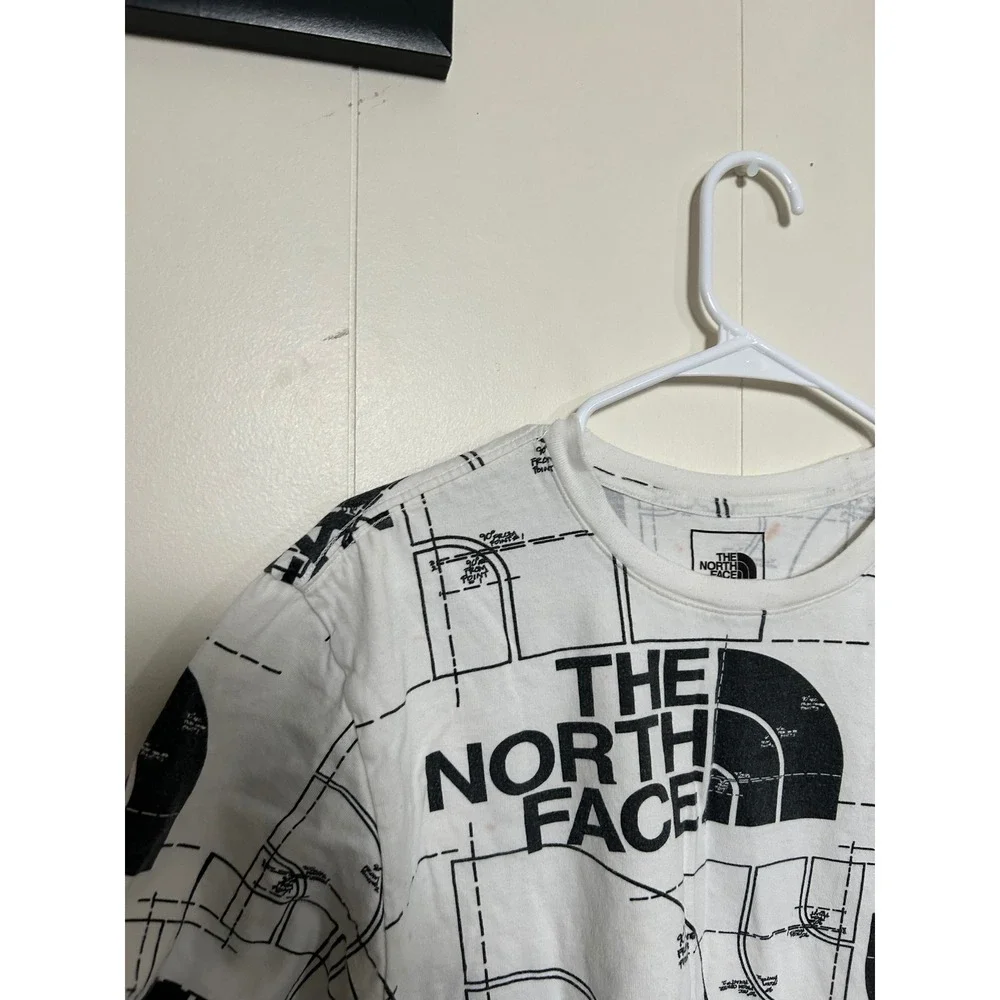 The North Face Mens White Graphic T-Shirt Large Gorpcore Streetwear *READ